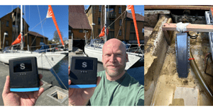 Erik Aanderaa with his Sensar Marine boat monitor