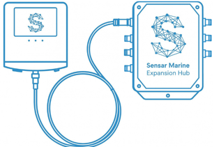 Expansion Hub Connected to Boat Monitor (2)
